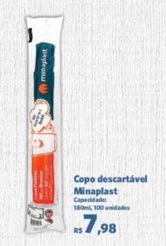 Sam's Club Copo Descartavel Minaplast 180ml oferta