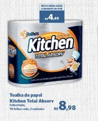 Sam's Club Toalha de Papel Kitchen Total Absorv oferta