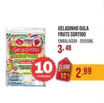 Geladinho gulo fruts sortido embalagem