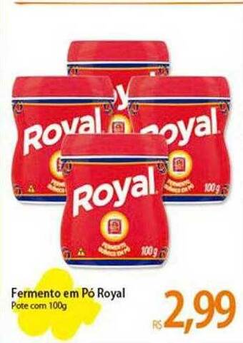 Atacadão Fermento em pó royal pote oferta
