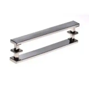 Puxador genebra aço inox polido 800mm prata - hastvel 