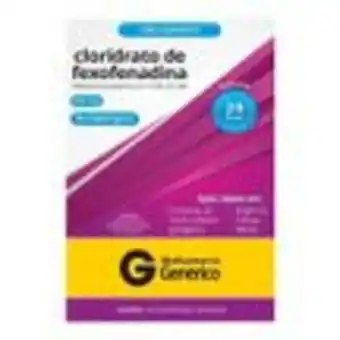 Drogaria São Paulo Fexofenadina 180mg genérico cimed 10 comprimidos revestidos oferta