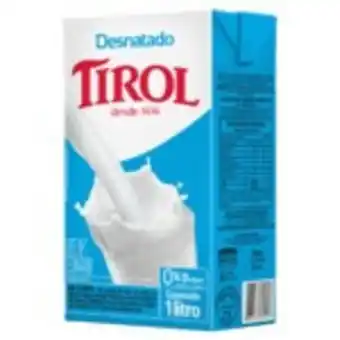 Superbom Supermercado Leite uht tirol 1l desnatado oferta