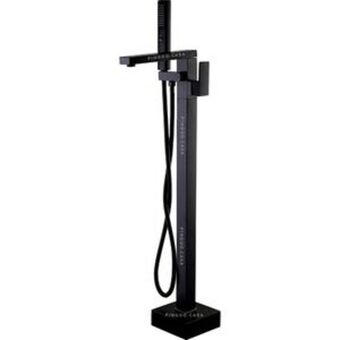 Leroy Merlin Misturador monocomando de piso preto para banheira santa maria pingoo.casa oferta