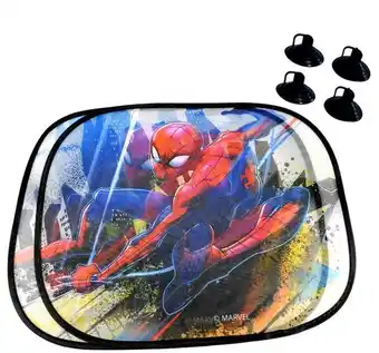 Redutores de claridade vidro do carro- 2 un homen aranha