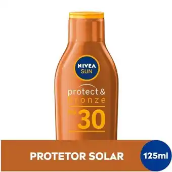 Santo Supermercados Protetor solar nivea sun protec & bronze fps 30 embalagem 125ml oferta