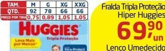 Tenda Atacado Fralda tripla proteção hiper huggies oferta