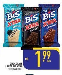 Mercantil Rodrigues Chocolate lacta bis xtra de 45g oferta