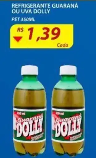 Refrigerante Guarana ou uva Dolly 350ml