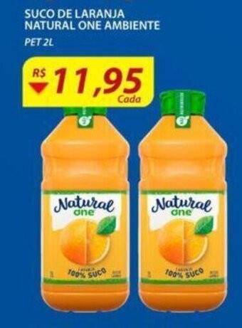 Assaí Atacadista Suco de Laranja Natural one Ambiente 2L oferta