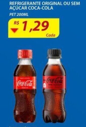 Assaí Atacadista Refrigerante Original ou sem Açúcar Coca Cola 200ml oferta
