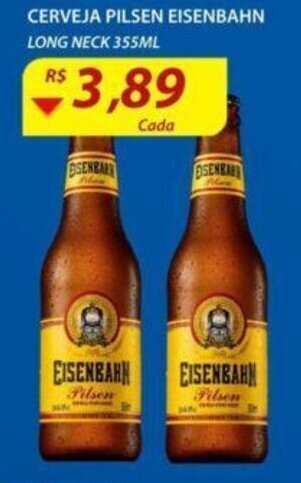 Assaí Atacadista Cerveja Pilsen Eisenbahm 355ml oferta