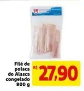 Extra Supermercado Filé de Polaca do Alasca Cong. 800g oferta