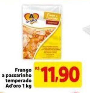 Extra Supermercado Frango a passarinho temperado Ad'oro 1kg oferta