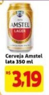 Extra Supermercado Cerveja Amstel lata 350ml oferta