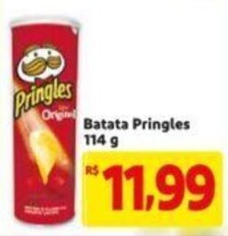 Extra Supermercado Batata Pringles 114g oferta