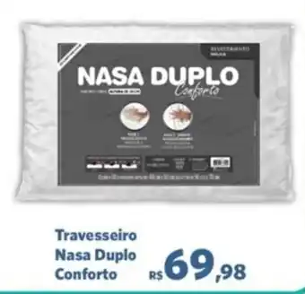 Travesseiro Nasa Duplo Conforto