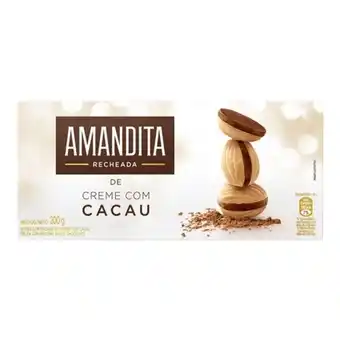 Santo Supermercados Chocolate amandita 200g oferta