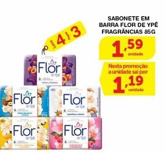 Roldão Sabonete em barra flor de ypê 85g oferta