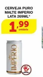 Roldão Cerveja puro malte imperio 269ml oferta
