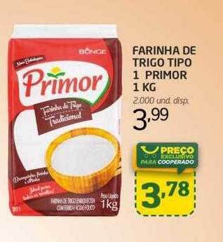 Cooper Farinha de trigo tipo 1 primor oferta