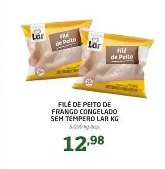 Cooper Filé de peito de frango congelado sem tempero lar oferta