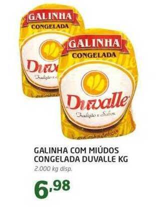 Cooper Galinha com miúdos congelada duvalle oferta