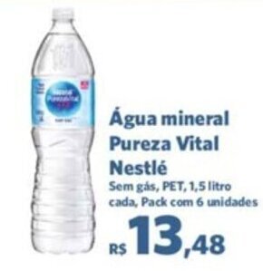 Sam's Club Água Mineral Pureza Vital Nestlé 1.5L oferta