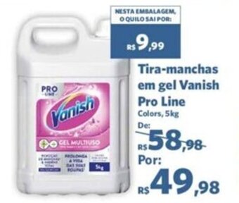 Sam's Club Tira Manchas em Gel Vanish Pro Line 5kg oferta