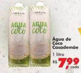 Big Box Água de coco casademãe oferta