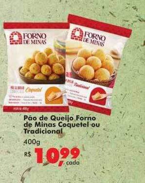 Big Box Pão de queijo forno de minas coquetel ou tradicional oferta