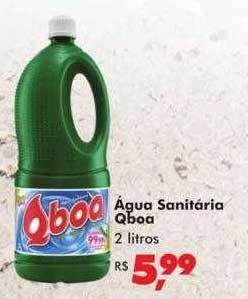 Big Box Água sanitária qboa oferta
