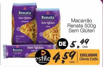 Supermercado Dalben Macarrão renata sem gluten oferta