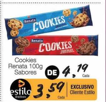 Supermercado Dalben Cookies renata sabores oferta