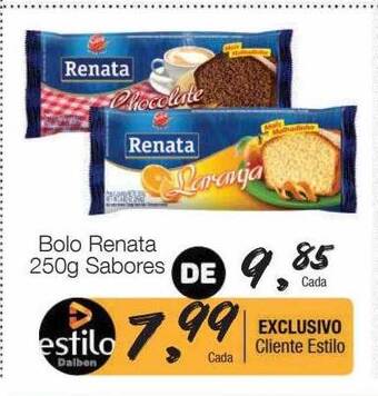Supermercado Dalben Bolo renata sabores oferta