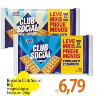 Atacadão Biscoito Club Social Big 288g oferta