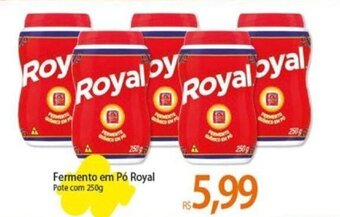 Atacadão Fermento em pó Royal 250g oferta