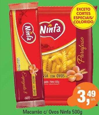 Macarrão c- ovos ninfa