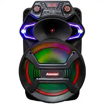 Gazin Caixa de som amplificada amvox aca550 strondo 2 550w bluetooth led oferta