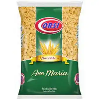 Mac orsi semolado 500g - ave maria