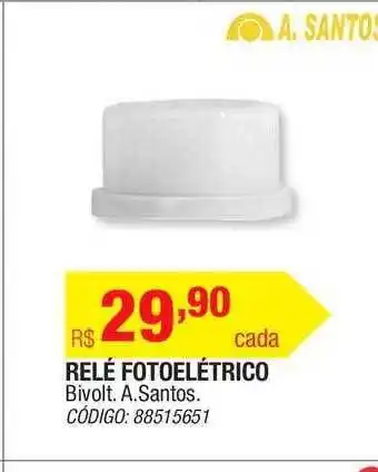 Relé Fotoelétrico A. Santos