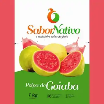 Super Lagoa Polpa de goiaba pct 1kg sabor nativo oferta