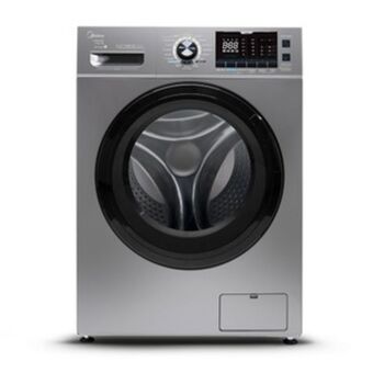 Lava e seca midea grafite metálico 11kg storm wash inverter tambor 4d porta preta lse11x2 220v
