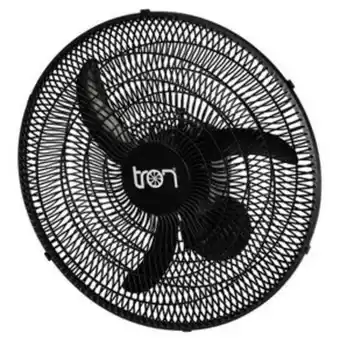 Comjol Ventilador parede 60cm pp preto tron oferta