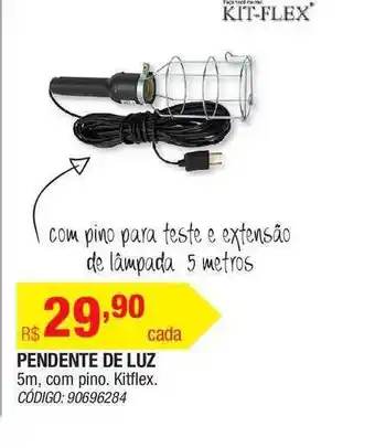 Pendente De Luz Kit-flex