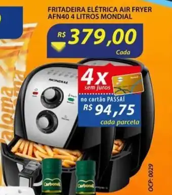 Assaí Atacadista Fritadeira Elétrica Air Fryer 4L oferta