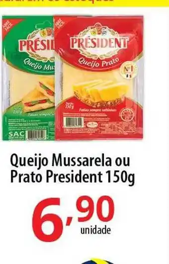 Akki Atacadista Queijo mussarela ou prato président oferta