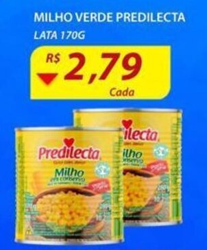 Assaí Atacadista Milho Verde Predilecta Lata 170g oferta