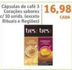 Sonda Cápsulas de café 3 corações sabores oferta