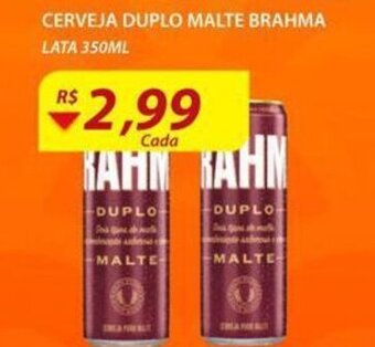 Assaí Atacadista Cerveja Duplo Malte Brahma 350ml oferta
